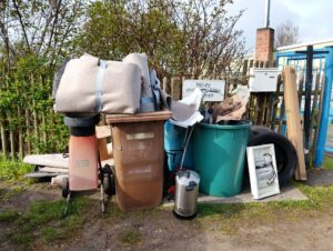 Mehrere Kubikmeter Sperrmüll