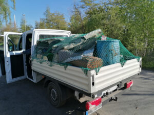 Zweimal musste der Transporter anrücken...